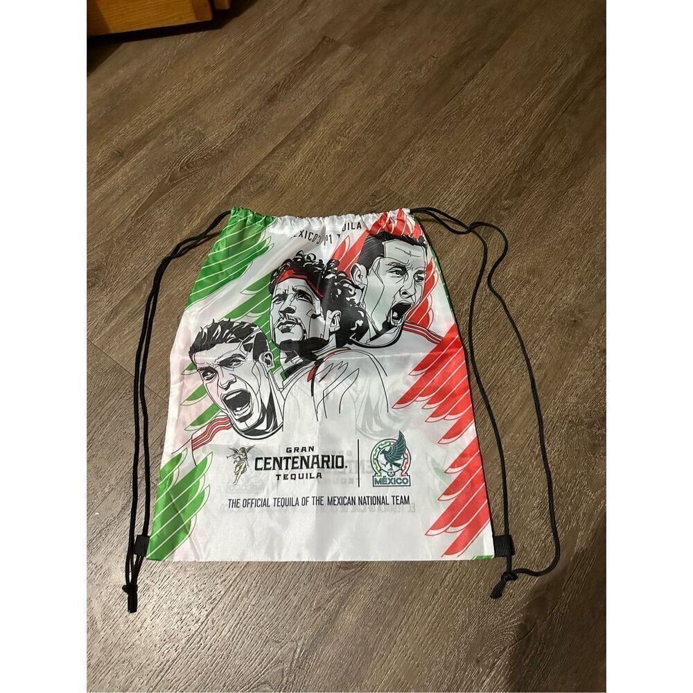 Gran Centenario Tequila Mexican Team Promo Nylon Drawstring Bag Backpack Soccer